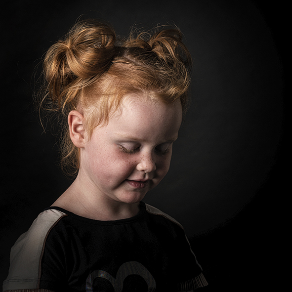 Kinder Portret Ginger girl