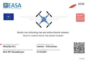 Certificaat RDW